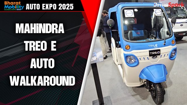 Auto Expo 2025: Mahindra Treo E Auto Walkaround | Hindi | Promeet Ghosh