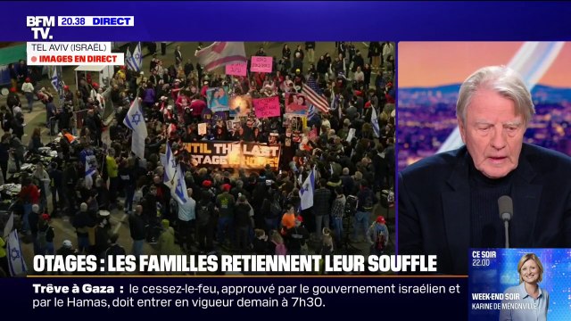 Bernard Kouchner: Ce que j'espère, c'est que demain les 33 otages seront libérés morts ou vifs