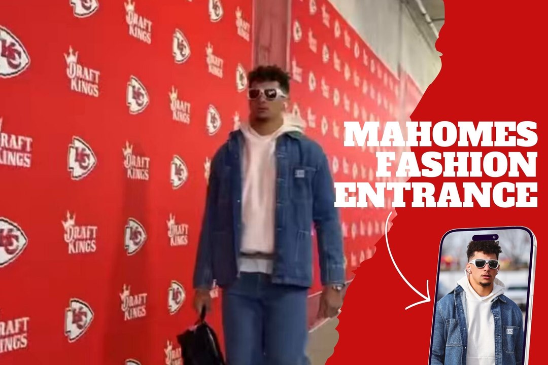 Look at that style! Patrick Mahomes’ iconic entrance vs Texans