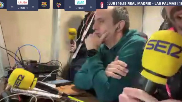 Pasillo del Getafe al FC Barcelona tras ganar la Supercopa al Real Madrid