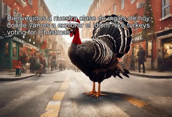 Idioms - like turkeys voting for Christmas