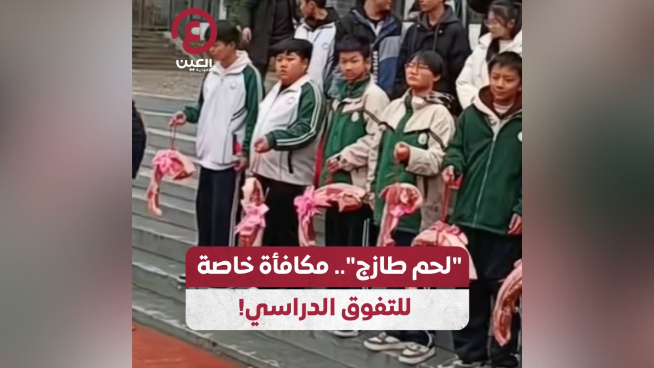 لحم طازج .. مكافأة خاصة للتفوق الدراسي!