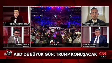 Donald Trump'ın görev öncesi Washington'daki son mitinginden detaylar Ne Oluyor?'da ekrana geldi