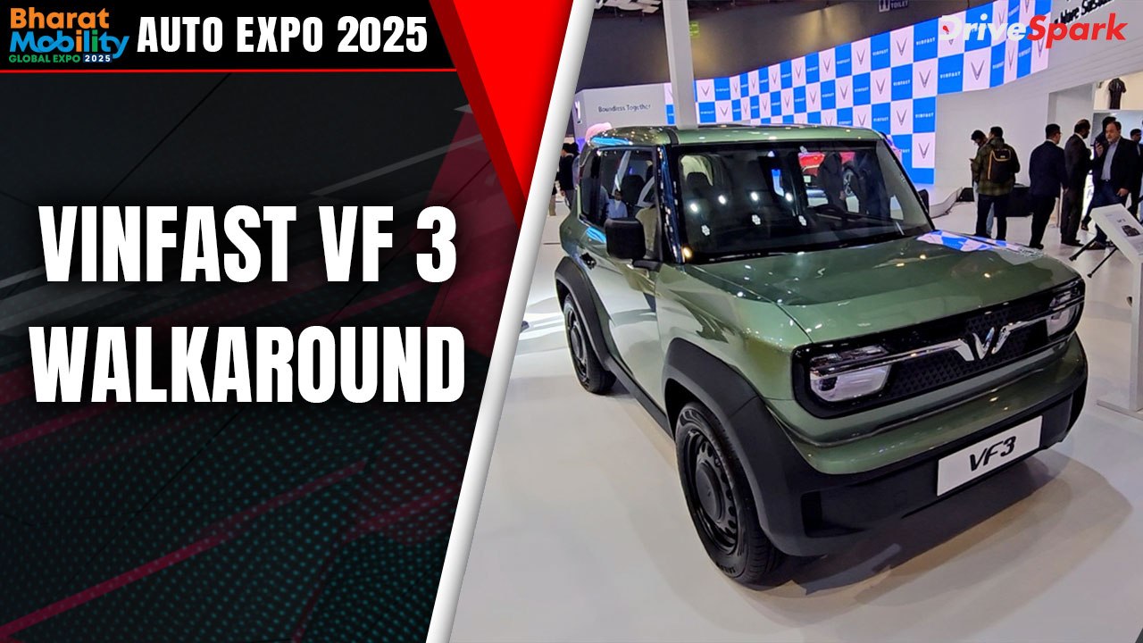 Auto Expo 2025: VinFast VF 3 Walkaround | Battery Capacity: 18.64kWh | 210km Claimed Range | Promeet