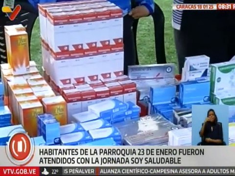 Caracas | Parroquia 23 de Enero recibió atención médica gratuita en la jornada “Soy Saludable”