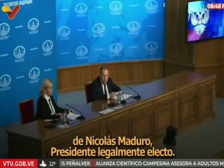 Canciller Gil agradece postura firme de Rusia ante actitud colonialista de EE.UU.