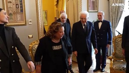 Mattarella?riceve Michele Placido e i produttori del film "Eterno visionario"