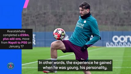 Enrique reveals plans for PSG's new star Kvaratskhelia