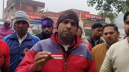 टैठडं बादशापुर गांव में दलित समाज की बारात पर पथराव