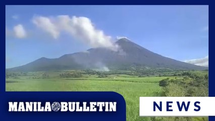 Time-lapse footages show continued ash emission from Kanlaon Volcano