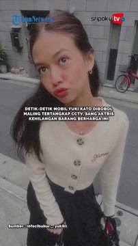 Detik-detik Mobil Yuki Kato Dibobol Maling Tertangkap CCTV, Yuki Kehilangan Barang Berharga Ini