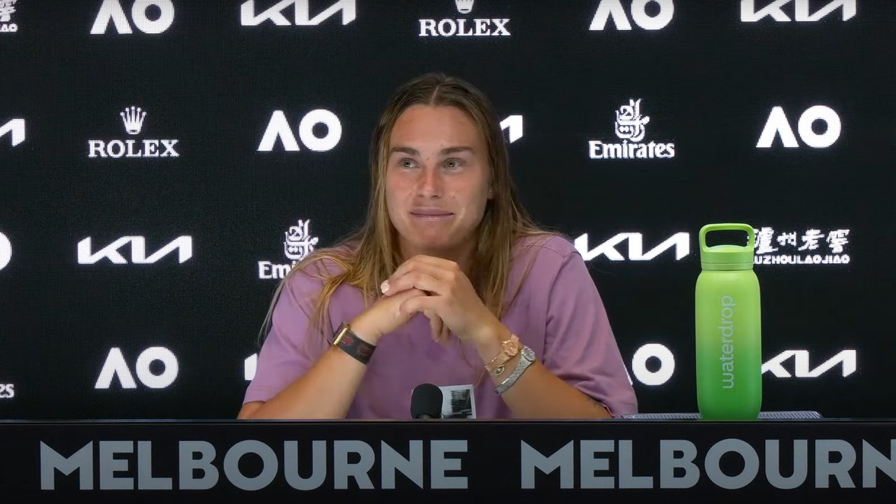 Tennis - Australian Open 2025 - Aryna Sabalenka : "There was a moment when I thought it was over, it was time to leave..."