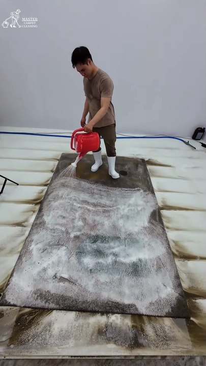 Cleaning The Carpet Was Heavily Flooded With Mud - Satisfying Videos #shorts #capertcleaning