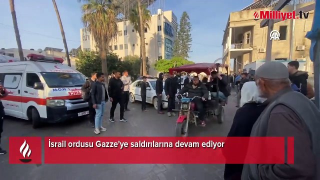 İsrail ordusu Gazze'ye saldırı düzenledi