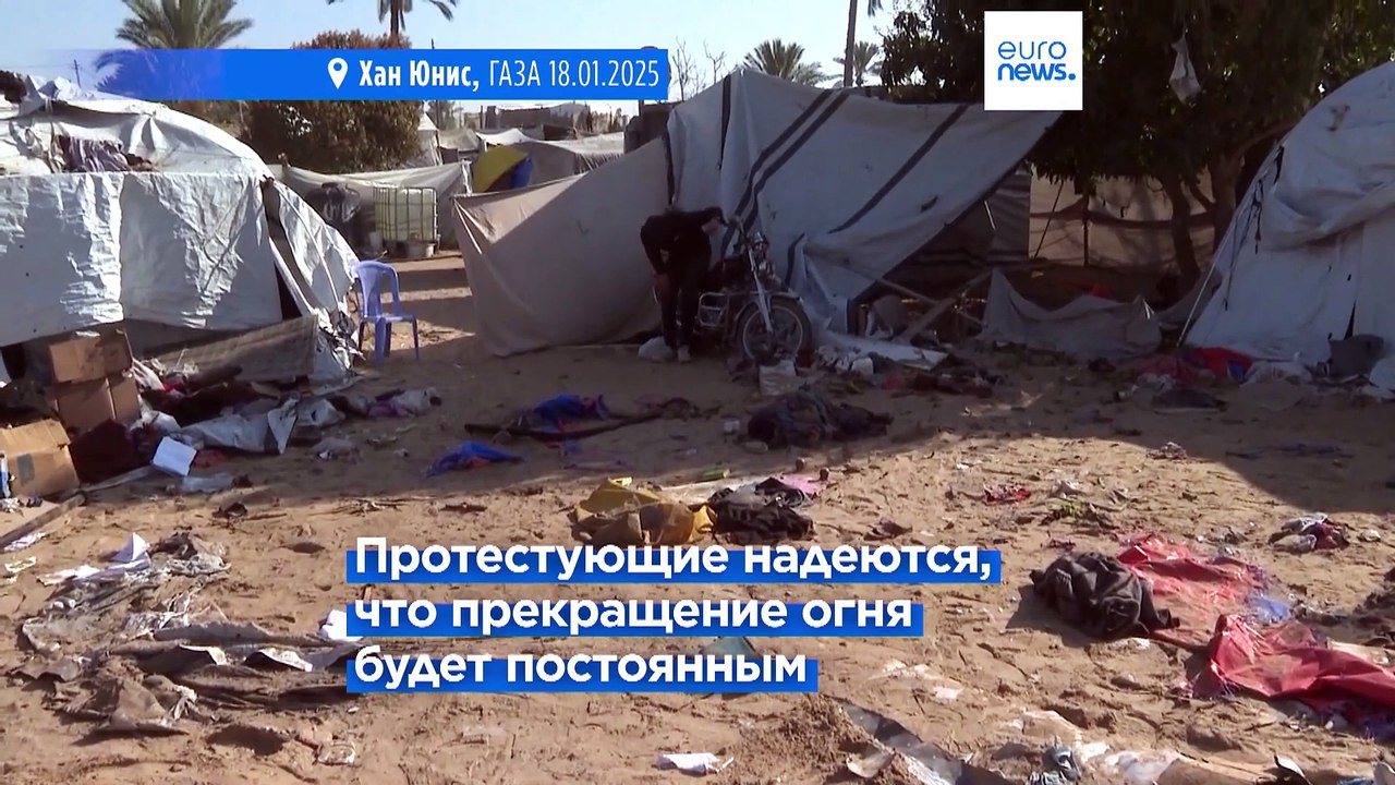 Митинги в европейских столицах в преддверии прекращения огня в Газе