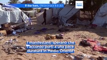 Cessate il fuoco a Gaza: manifestazioni pro-Palestina nelle capitali europee
