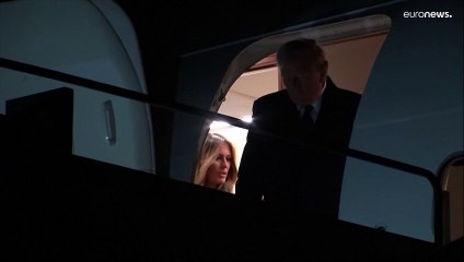 ترامب يعود إلى واشنطن للاحتفال برئاسته الثانية وسط تحديات الطقس القاسي