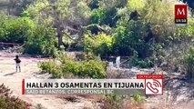 Colectivos localizan tres osamentas humanas en arroyo de Tijuana