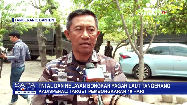 Pembongkaran Pagar Laut di Tangerang Libatkan 300 Anggota TNI AL dan 600 Nelayan