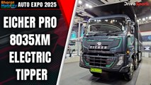 Auto Expo 2025: Eicher Pro 8035XM Electric Tipper | 330kW | 2,800Nm | 80km/h | Promeet Ghosh
