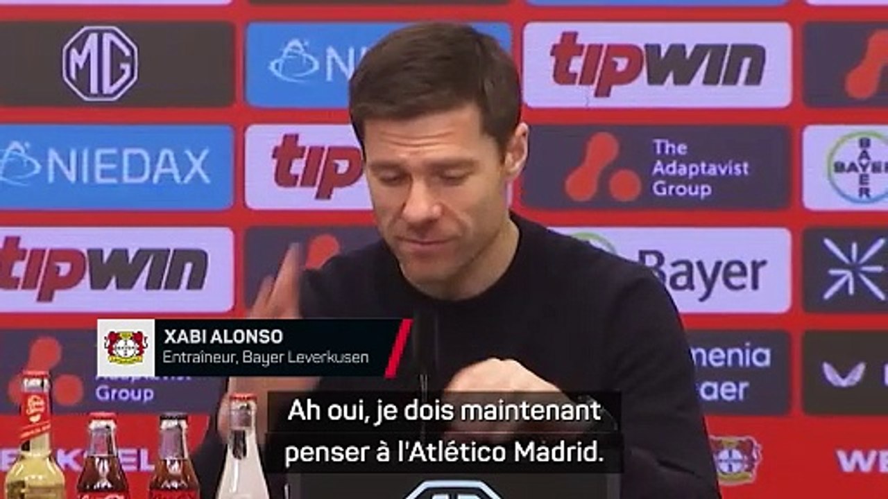 Alonso tourné vers l’Atlético : "L'une des meilleures équipes de ces dix dernières années”