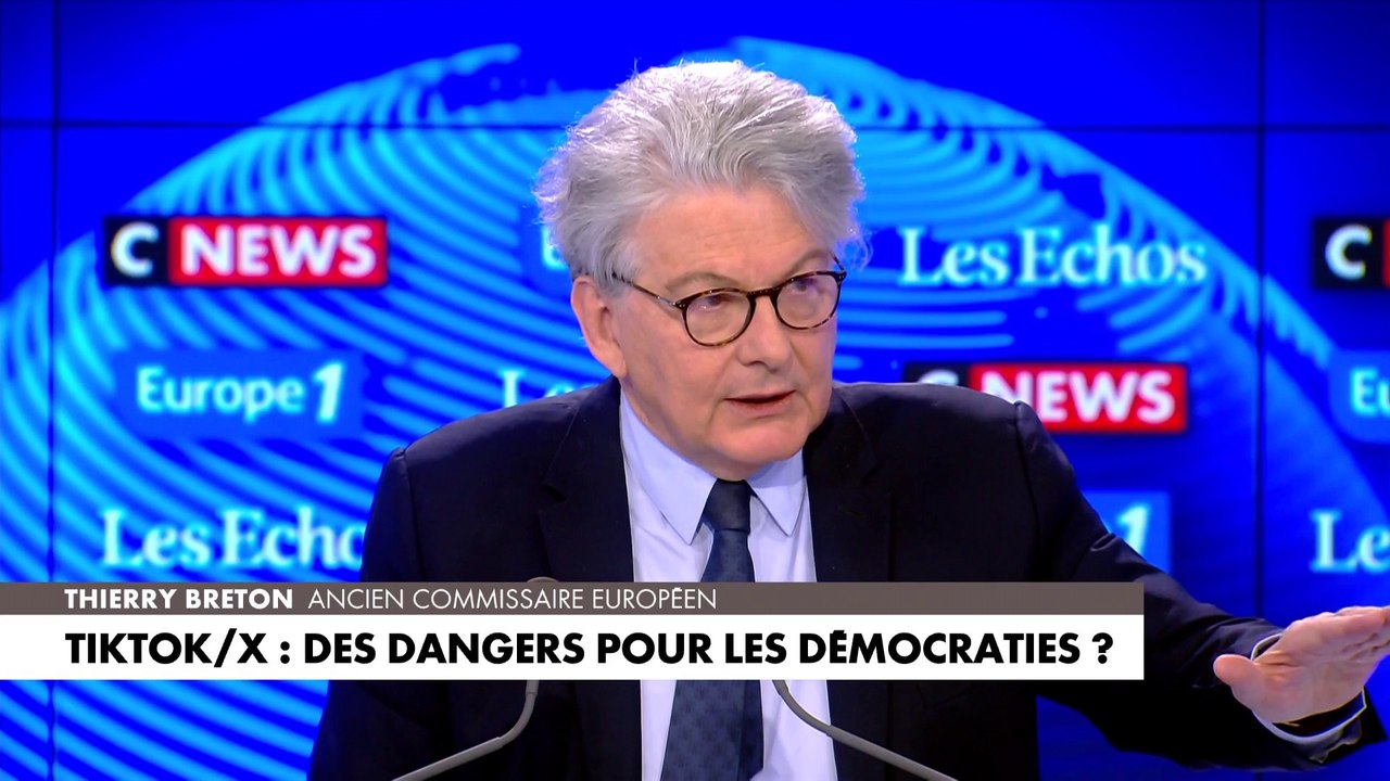 Thierry Breton : «Il y a une chose qui est interdite en Europe : censurer une opinion»