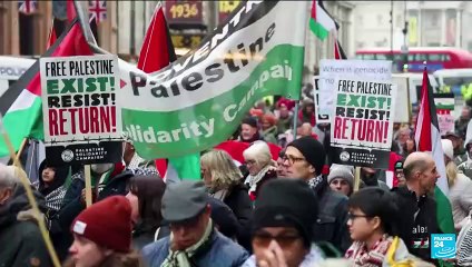 Thousands rally across Europe in support of Gaza ceasefire deal