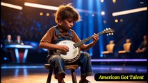 Poor Boy Play banjo On AGT stage