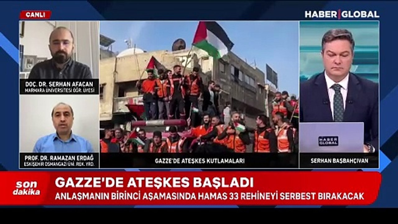 Gazze'de ateşkes başladı