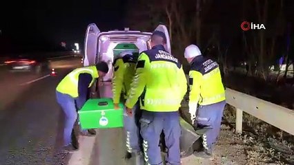 Otoyolda parçalanmış ceset bulundu