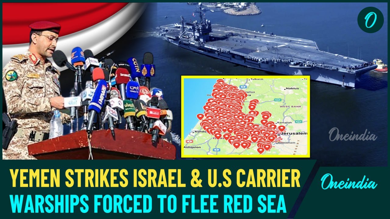 Houthis Targets Eilat & US Aircraft Carrier USS Harry S. Truman; Forces Retreat Amid Red Sea Strikes