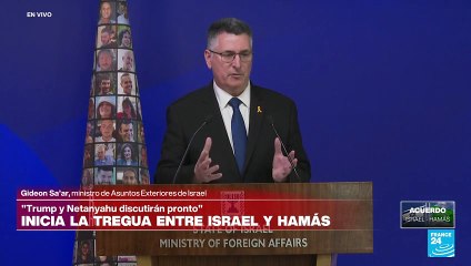 Gideon Sa'ar: "Avanzar de la primera a la segunda fase de la tregua no es un proceso automático"