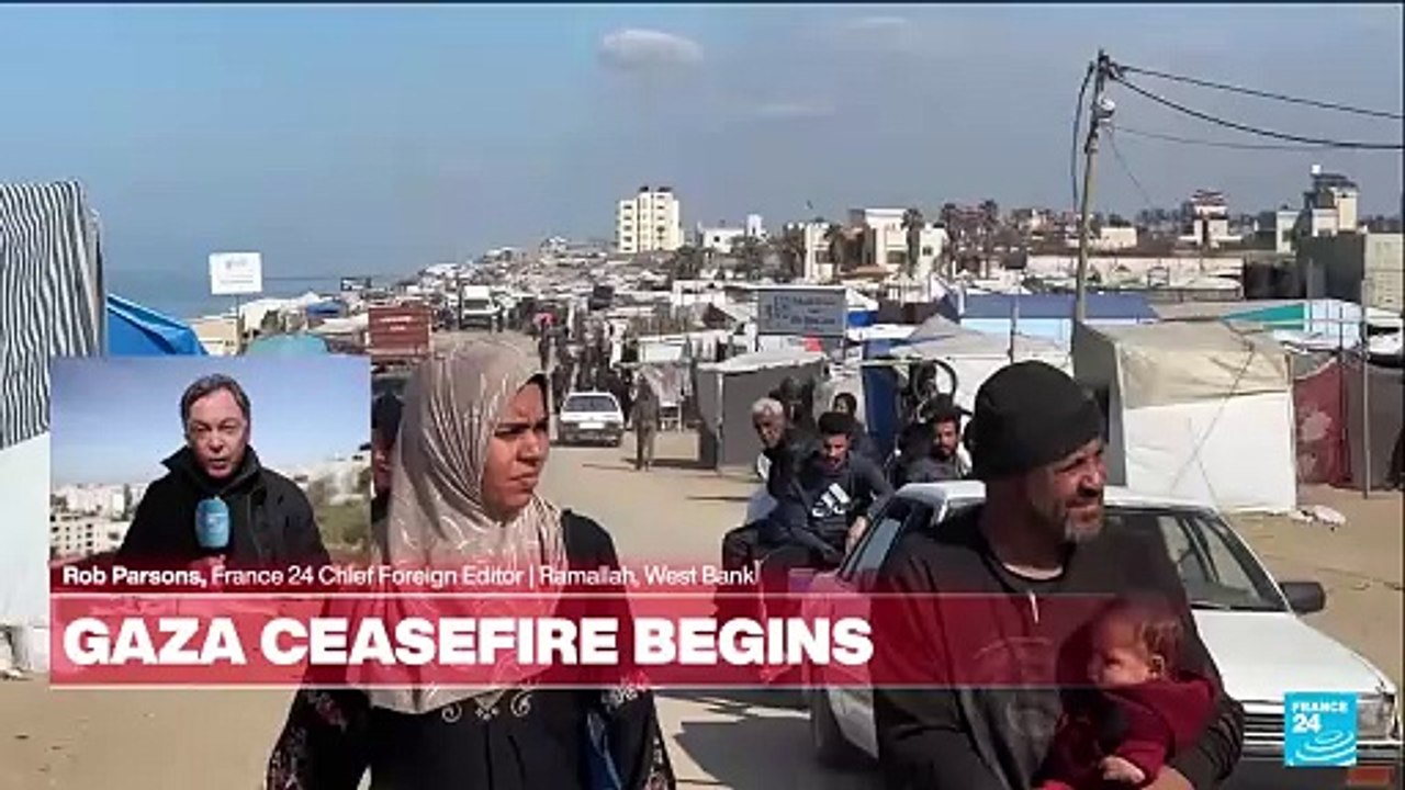Gaza ceasefire deal: 'Colossal' celebrations in West Bank