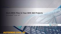 how to Work With Files in Your BIM 360 Projects in civil 3d #architecture #autocadcivil3d #civilcad #Autodesk #civil3d