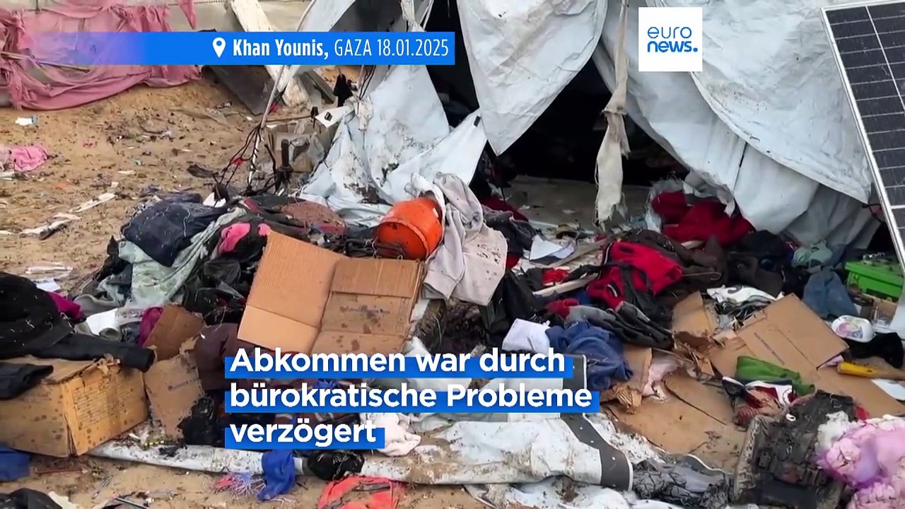 Gaza: Waffenstillstand mit drei Stunden Verzögerung in Kraft