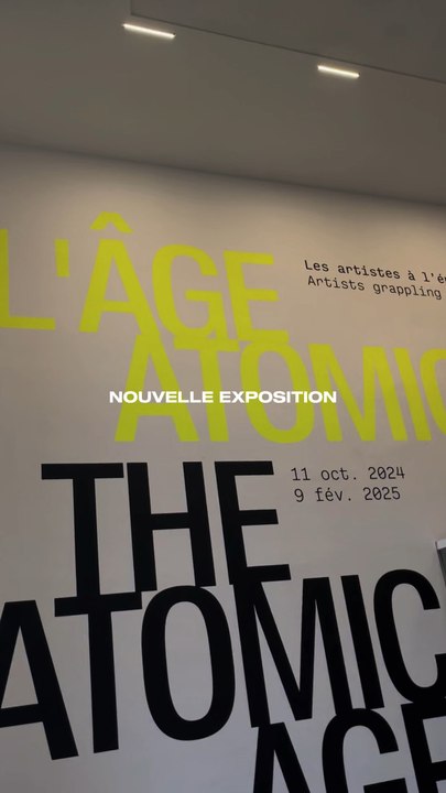 NOUVELLE EXPOSITION!   L’âge atomique, les artistes à l’épreuve de l’histoire au musée d’art moderne de Paris   🗓️Jusqu’au 9 février 2025