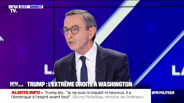 Il y a quelque chose de dérisoire à toquer à la porte pour être là , déclare Bruno Retailleau concernant la participation de l'extrême droite à l'investiture de Donald Trump