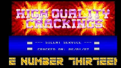 Amiga Cracktro Silent Service By Hqc (1987)