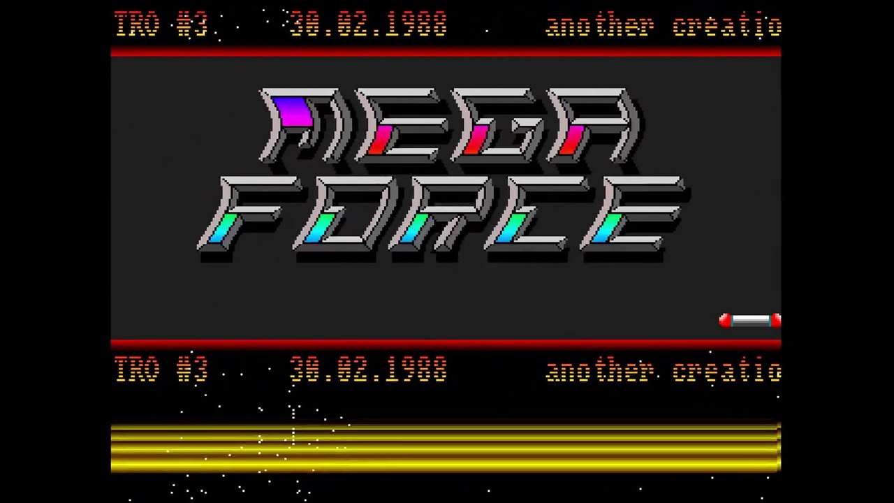 Amiga Cracktro Intro 3 By Megaforce (1988)