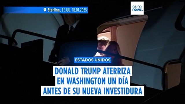 Trump llega a Washington y los organizadores se apresuran a trasladar la toma de posesión al interior debido al frío