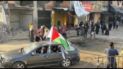 La tregua è in vigore: la festa nelle strade di Gaza