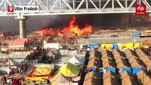 Maha Kumbh: 'Cylinder Blast' Triggers Massive Fire at Sangam; Flames Engulf Many Tents