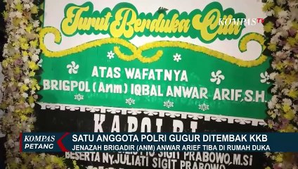 Jenazah Brigadir Anumerta Iqbal Anwar Arif Tiba di Rumah Duka Kota Bekasi