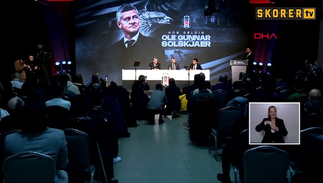 Beşiktaş'ta Ole Gunnar Solskjaer için imza töreni düzenlendi