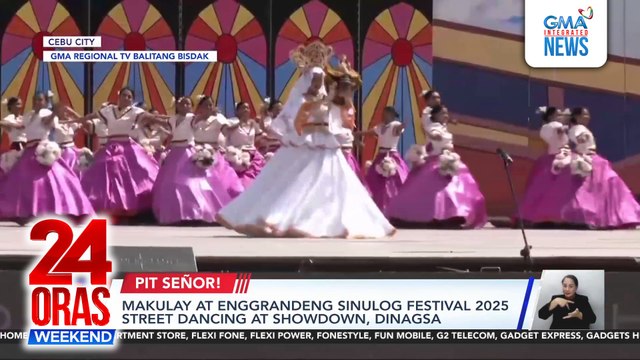 Makulay at enggrandeng Sinulog Festival 2025 street dancing at showdown, dinagsa | 24 Oras Weekend