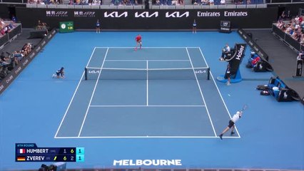 Open d'Australie - Malgré un set remporté, Humbert s'incline face à Zverev