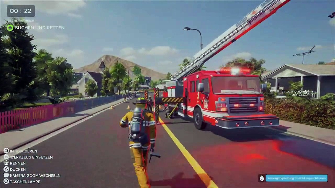 Lets play FIREFIGHTING SIMULATOR #2 - Burning Tree