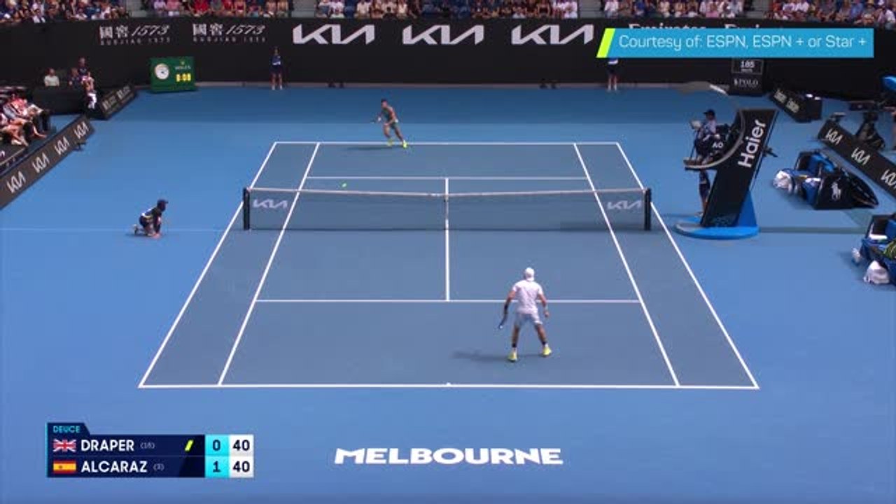Alcaraz sets up Djokovic clash after Draper retires
