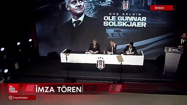 Beşiktaş, Ole Gunnar Solskjaer için imza töreni düzenledi
