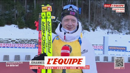 Boe : « Ça m'a pris beaucoup d'énergie » - Biathlon - CM (H)